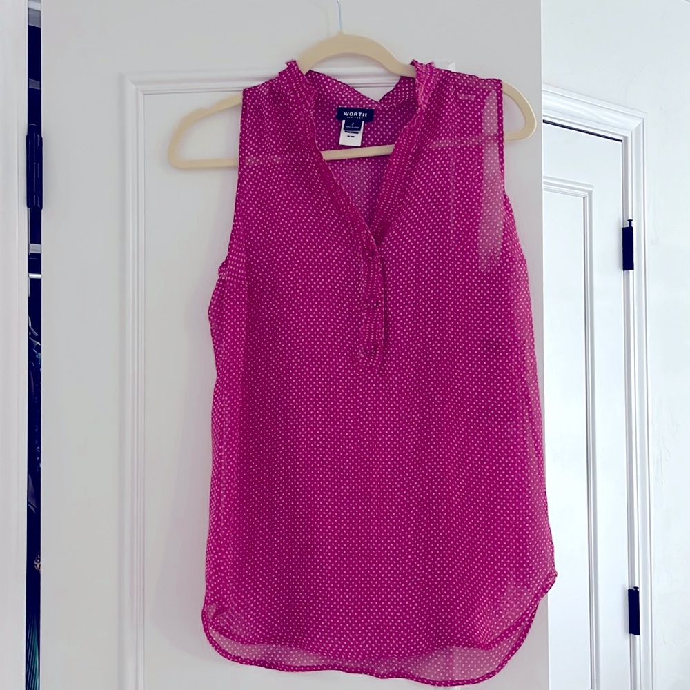 Never worn, Worth New York women’s blouse. Size 2.